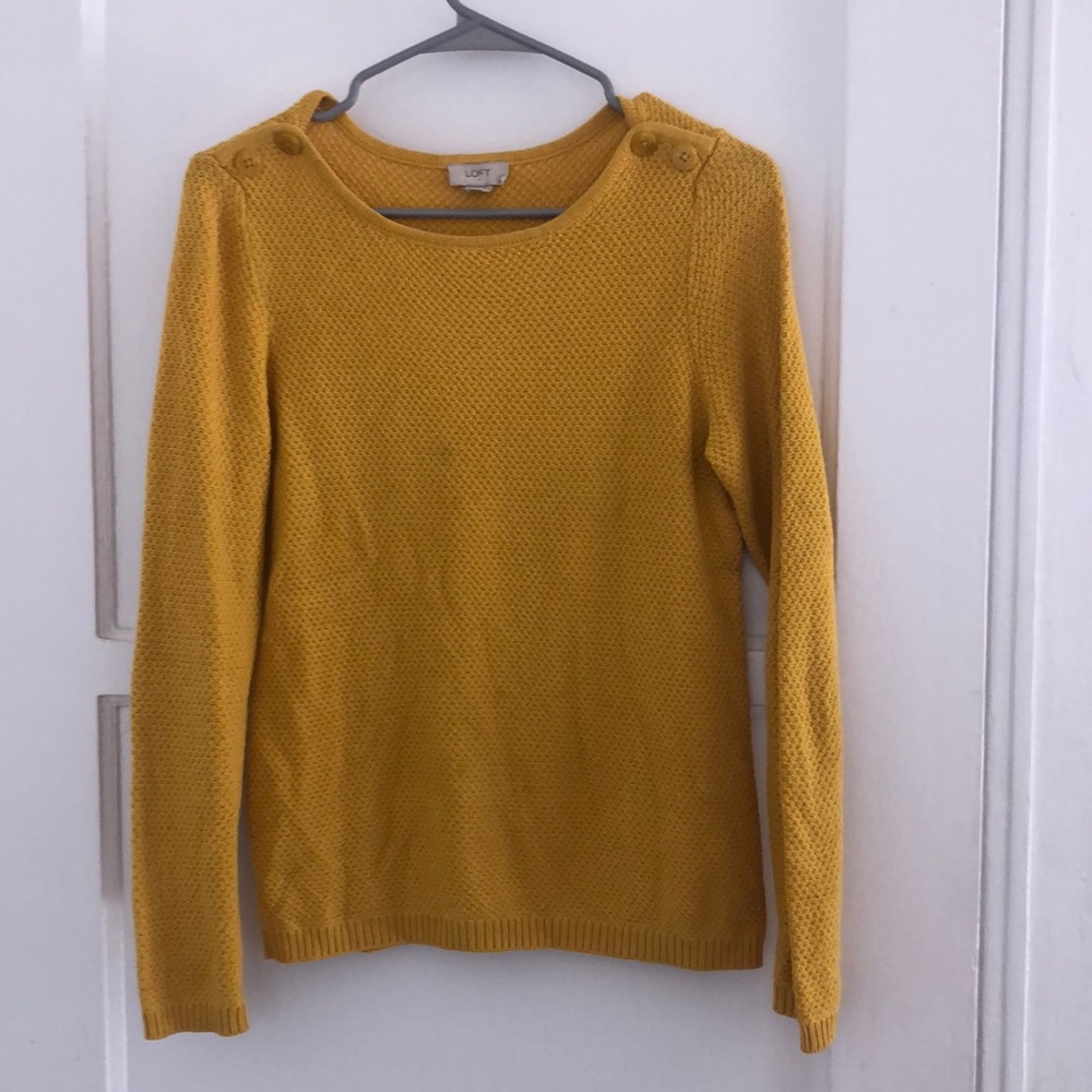 LOFT marigold sweater